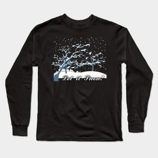 Frosted Trees Long Sleeve T-Shirt